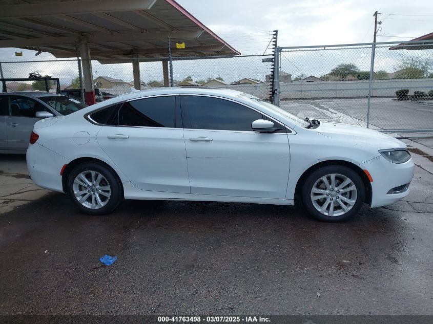 2016 Chrysler 200 Limited VIN: 1C3CCCABXGN156666 Lot: 41763498