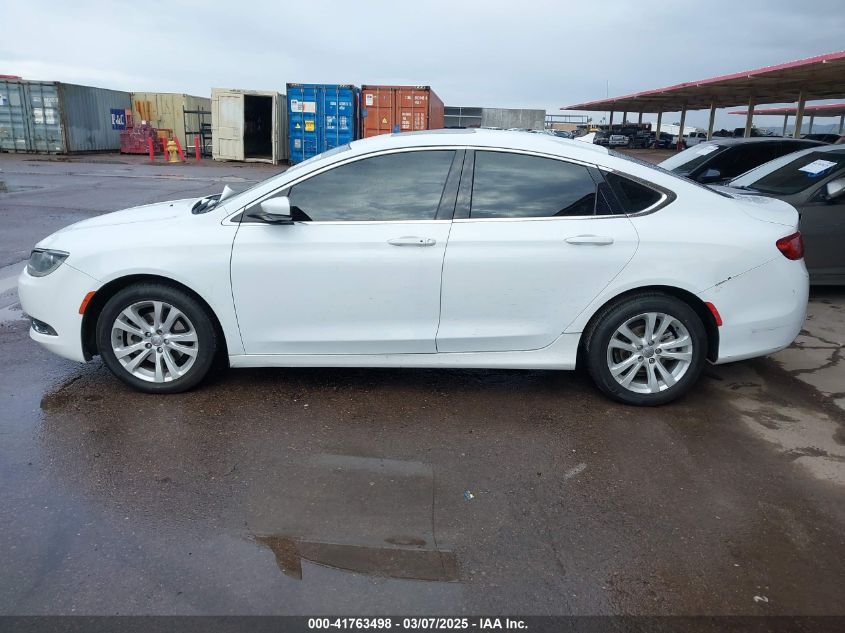 2016 Chrysler 200 Limited VIN: 1C3CCCABXGN156666 Lot: 41763498