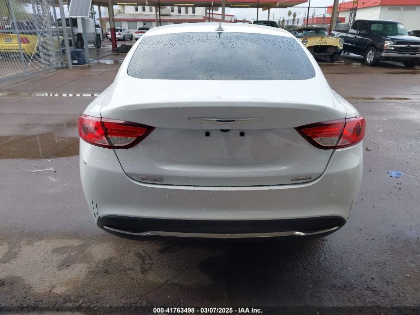 2016 Chrysler 200 Limited VIN: 1C3CCCABXGN156666 Lot: 41763498