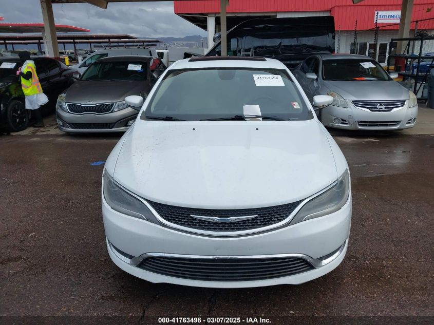 2016 Chrysler 200 Limited VIN: 1C3CCCABXGN156666 Lot: 41763498