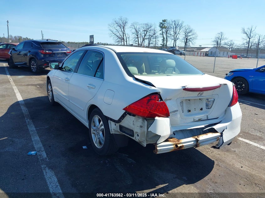 2006 HONDA ACCORD VIN: 1HGCM56396A133960
