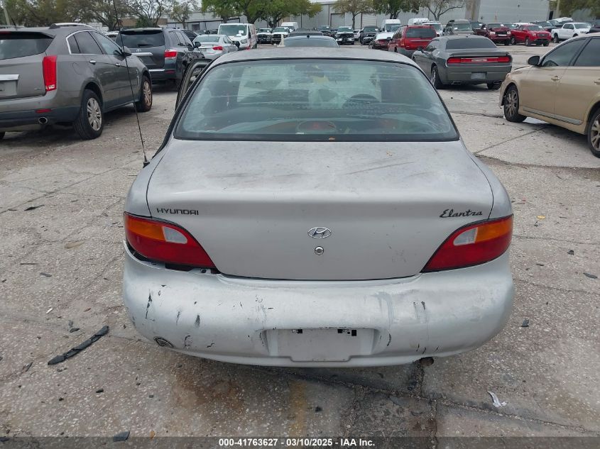 1998 Hyundai Elantra VIN: KMHJF24M7WU672436 Lot: 41763627