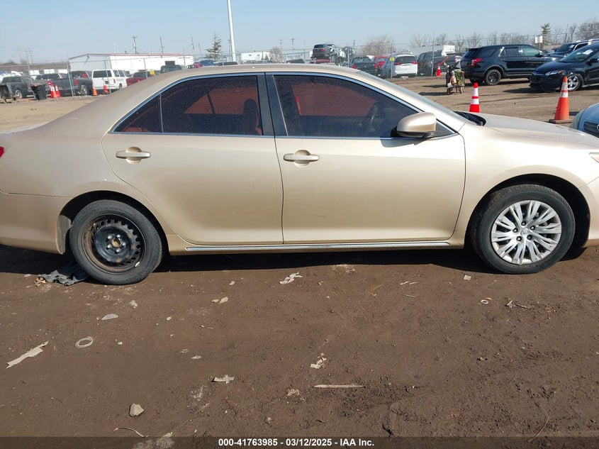 2012 TOYOTA CAMRY VIN: 4T1BF1FK4CU035509