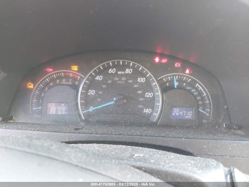 2012 TOYOTA CAMRY VIN: 4T1BF1FK4CU035509