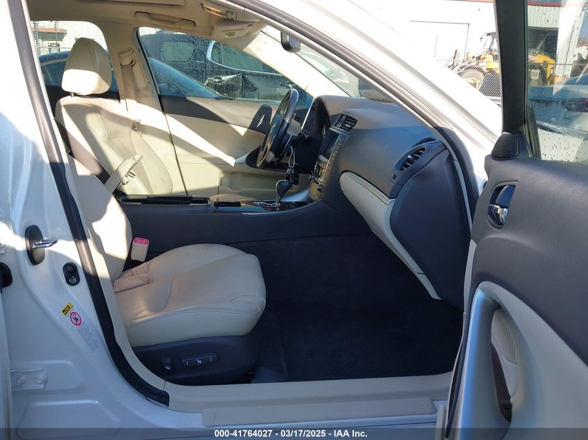 2012 LEXUS IS 250 VIN: JTHBF5C29C5162572
