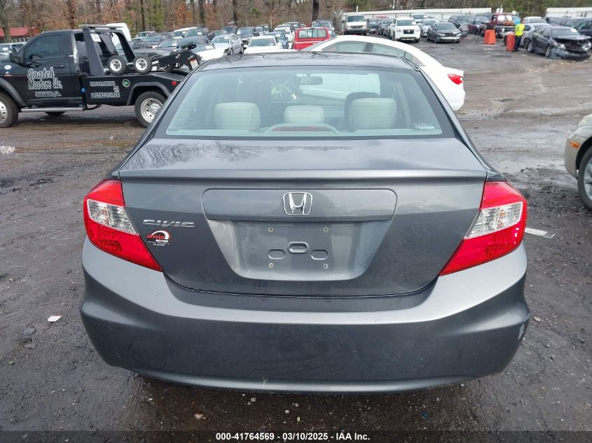 2012 Honda Civic VIN: 2HGF2FB56CH306463 Lot: 41764569