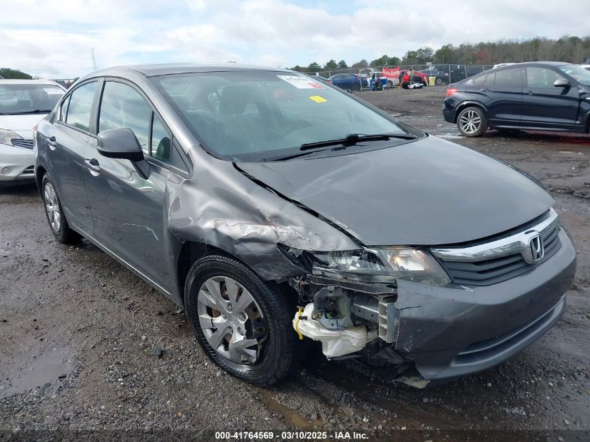 2012 Honda Civic VIN: 2HGF2FB56CH306463 Lot: 41764569