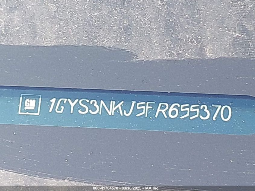 2015 Cadillac Escalade Premium VIN: 1GYS3NKJ5FR655370 Lot: 41764570