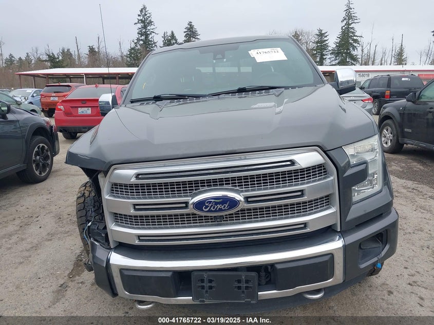 2015 FORD F-150 PLATINUM - 1FTEW1EGXFFC41635