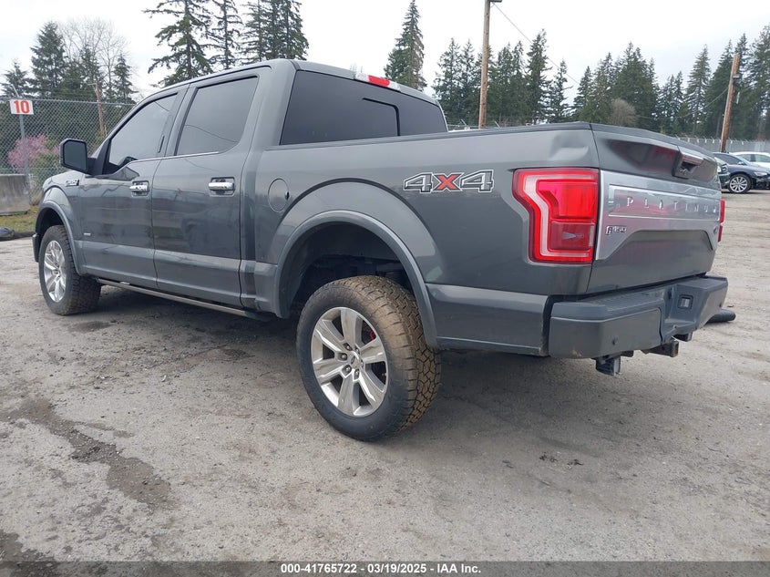 2015 FORD F-150 PLATINUM - 1FTEW1EGXFFC41635