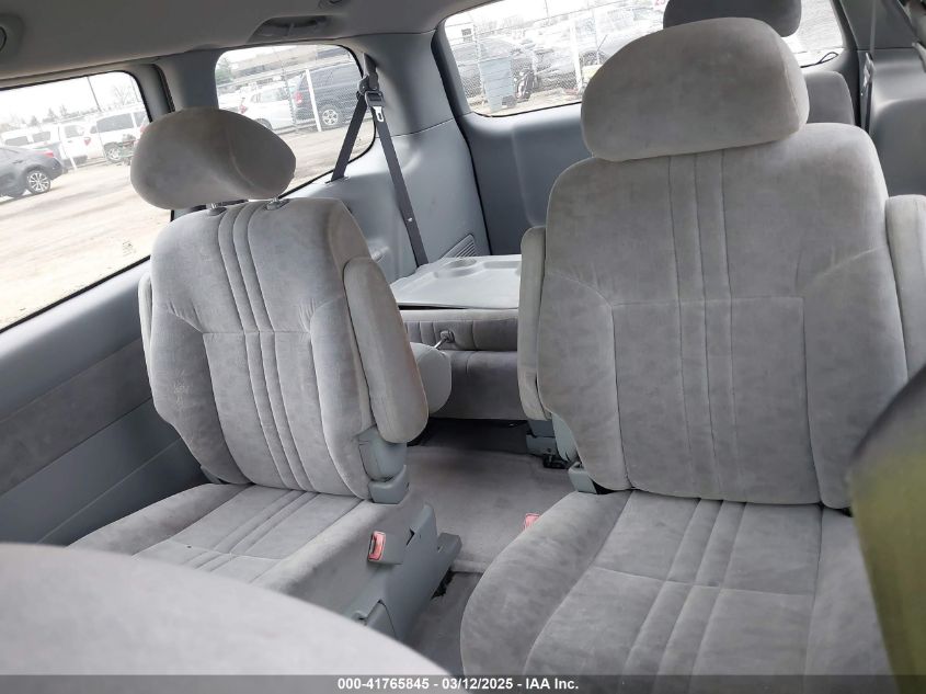 2002 Toyota Sienna Le VIN: 4T3ZF13C92U424583 Lot: 41765845