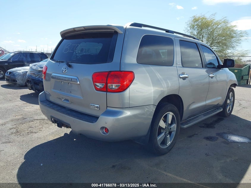 2008 TOYOTA SEQUOIA VIN: 5TDZY68A28S007766