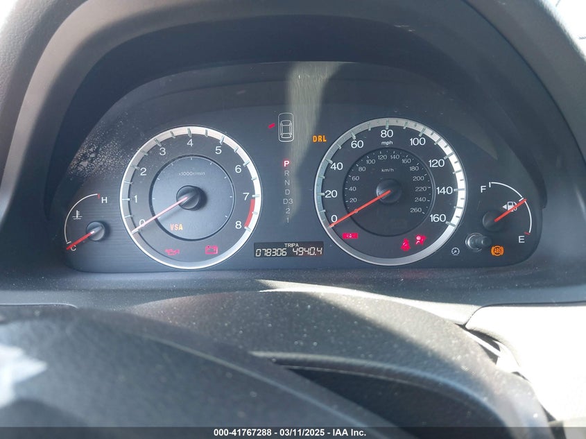 2008 HONDA ACCORD VIN: 1HGCP26838A055390