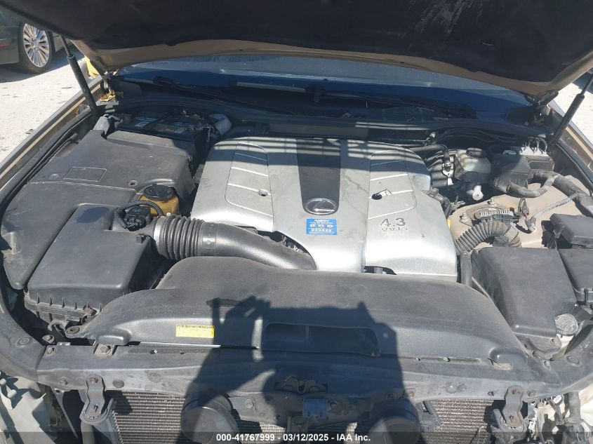 2003 Lexus Ls 430 VIN: JTHBN30F730117271 Lot: 41767999