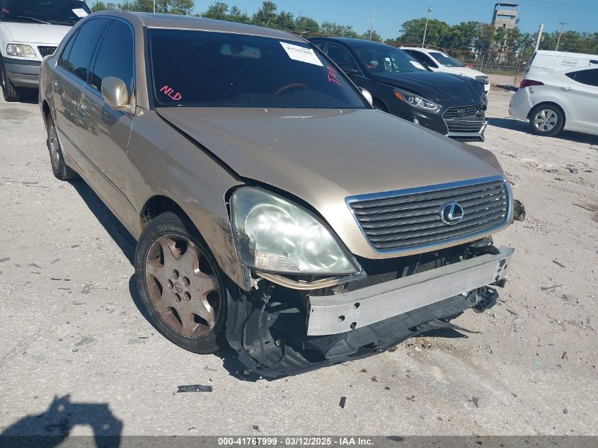 2003 Lexus Ls 430 VIN: JTHBN30F730117271 Lot: 41767999