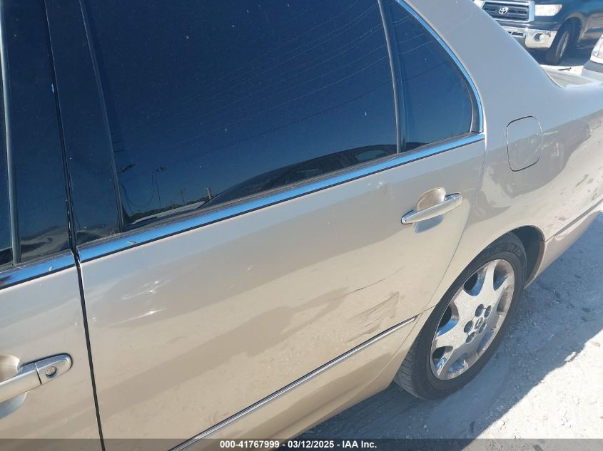 2003 Lexus Ls 430 VIN: JTHBN30F730117271 Lot: 41767999