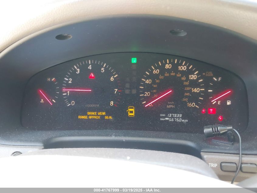 2003 Lexus Ls 430 VIN: JTHBN30F730117271 Lot: 41767999