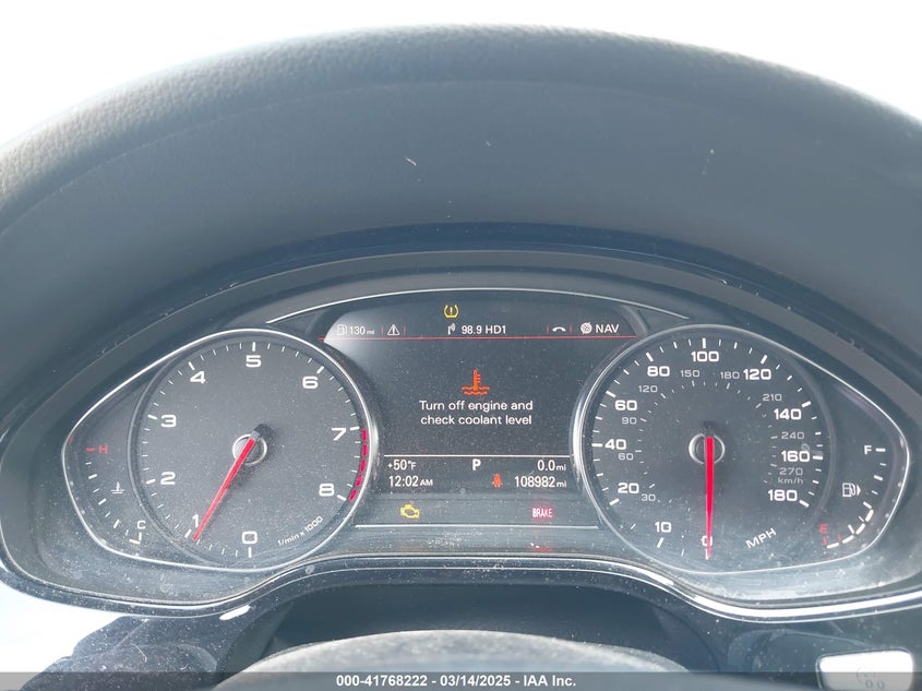 2012 AUDI A8 L VIN: WAURVAFD7CN004673