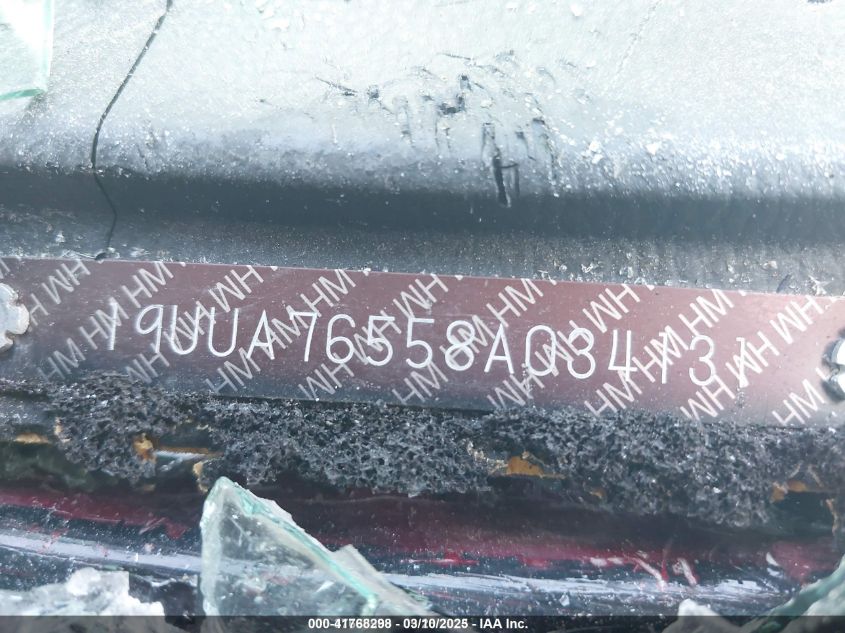 2008 Acura Tl Type S VIN: 19UUA76558A034131 Lot: 41768298