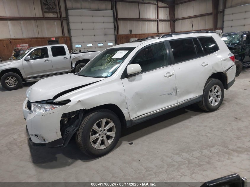 2013 TOYOTA HIGHLANDER VIN: 5TDBK3EHXDS222731