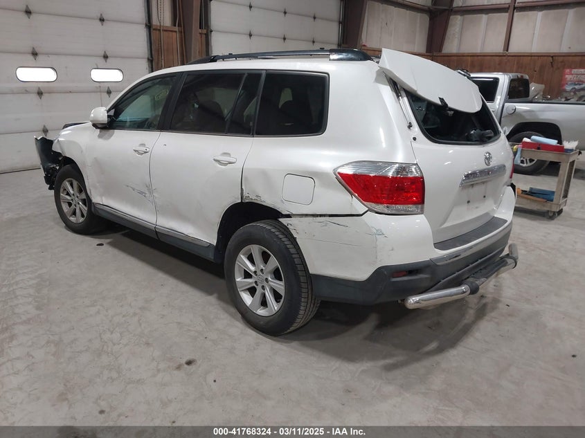 2013 TOYOTA HIGHLANDER VIN: 5TDBK3EHXDS222731