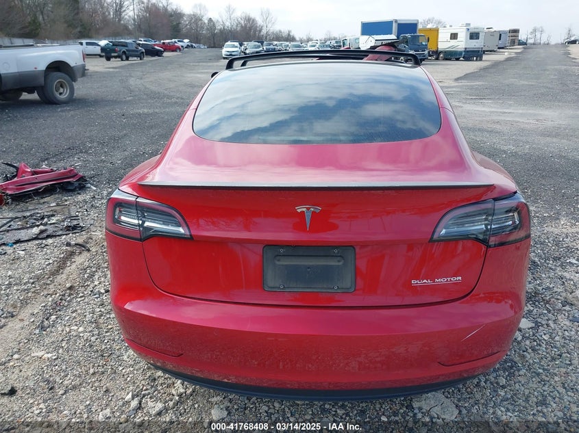 2021 Tesla Model 3 Performance Dual Motor All-Wheel Drive VIN: 5YJ3E1ECXMF085816 Lot: 41768408