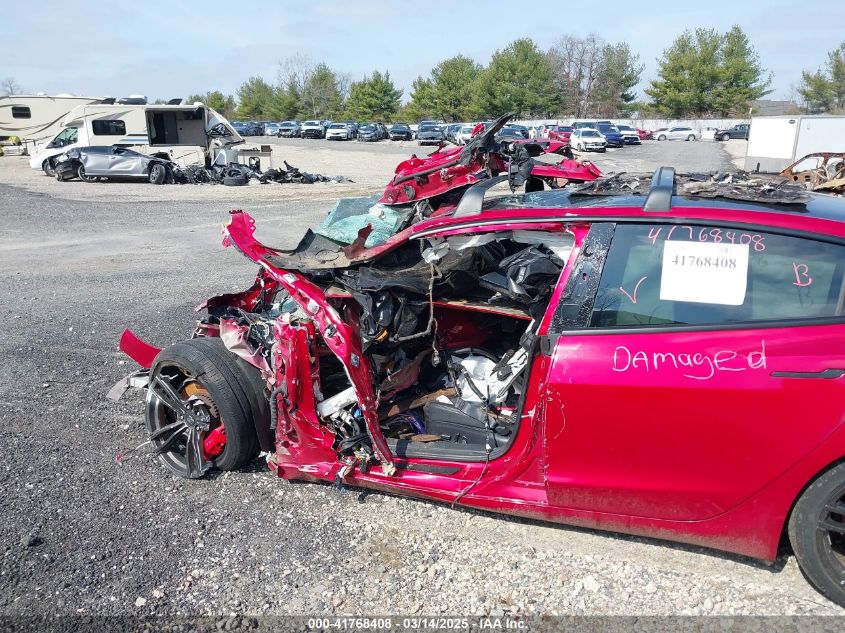 2021 Tesla Model 3 Performance Dual Motor All-Wheel Drive VIN: 5YJ3E1ECXMF085816 Lot: 41768408