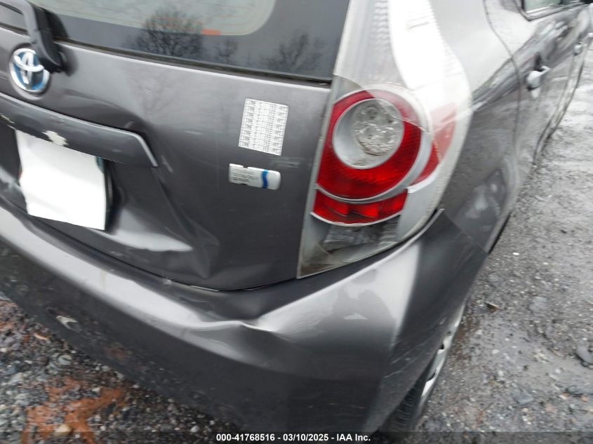 2013 Toyota Prius C One VIN: JTDKDTB32D1548295 Lot: 41768516