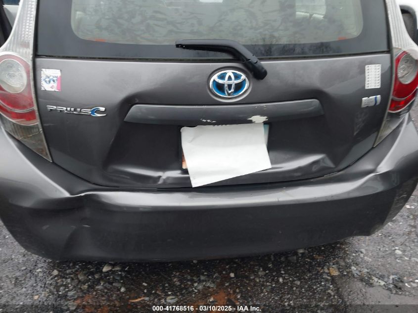2013 Toyota Prius C One VIN: JTDKDTB32D1548295 Lot: 41768516