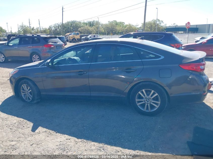 2016 Hyundai Sonata Se VIN: 5NPE24AF0GH344502 Lot: 41768525