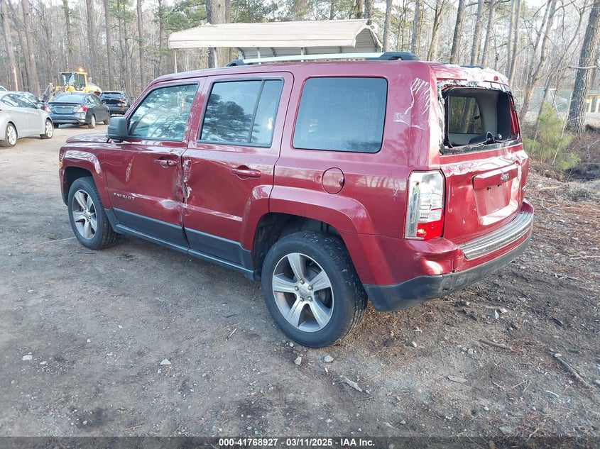 2017 JEEP PATRIOT VIN: 1C4NJPFA5HD166689
