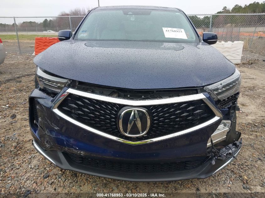 2023 Acura Rdx Advance Package VIN: 5J8TC2H77PL016160 Lot: 41768953