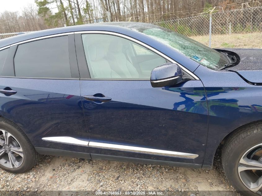 2023 Acura Rdx Advance Package VIN: 5J8TC2H77PL016160 Lot: 41768953