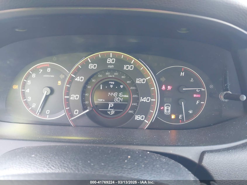 2013 HONDA ACCORD VIN: 1HGCR2F50DA250180