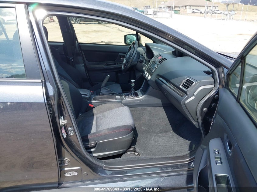 2015 SUBARU WRX VIN: JF1VA1A68F9834149