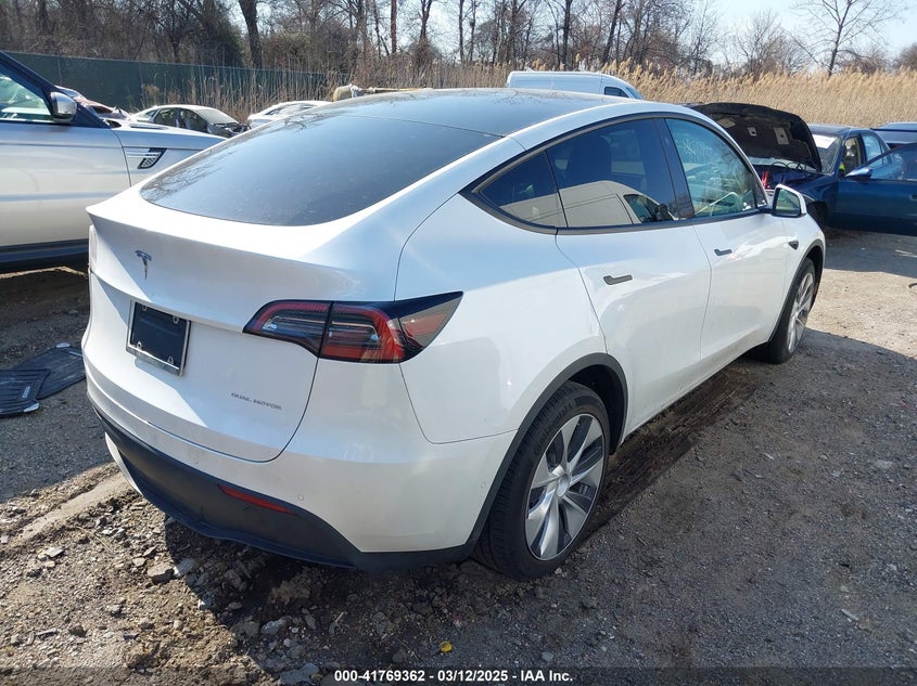 VIN 5YJYGDEE1MF184222 2021 TESLA MODEL Y LONG RANGE DUAL MOTOR ALL-WHEEL DRIVE