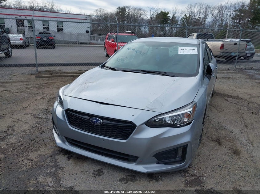 2017 SUBARU IMPREZA VIN: 4S3GKAK67H1614131