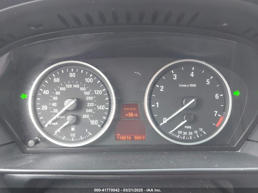 2008 BMW 528I VIN: WBANU53568CT12796