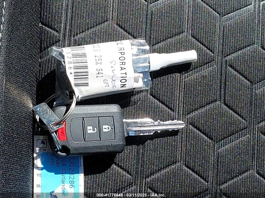 2024 Mitsubishi Outlander Sport 2.0 Es Awc/2.0 Ralliart Awc/2.0 S Awc/Es/Le/Ralliart/S/Se/Trail Edition VIN: JA4ARUAUXRU023286 Lot: 41770648