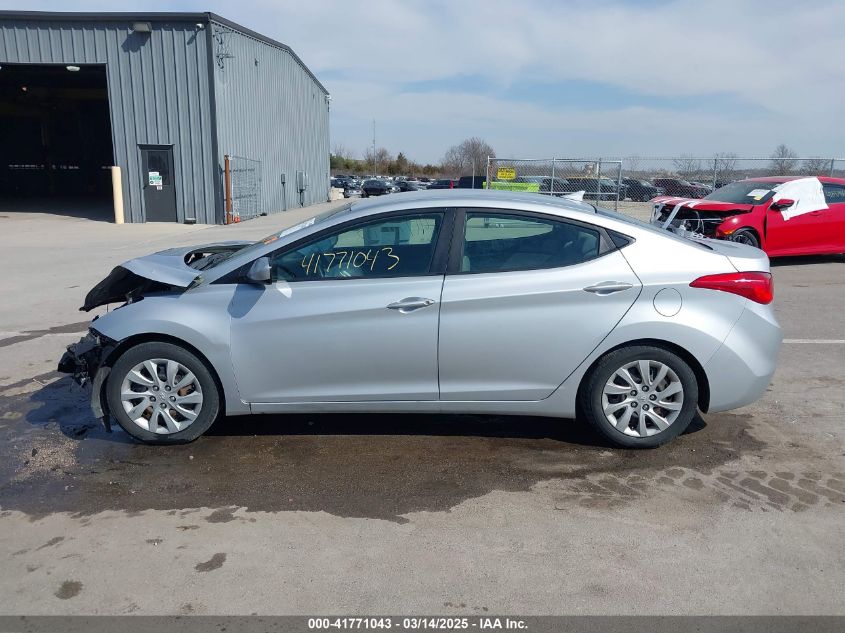 2012 Hyundai Elantra Gls VIN: 5NPDH4AE7CH139996 Lot: 41771043
