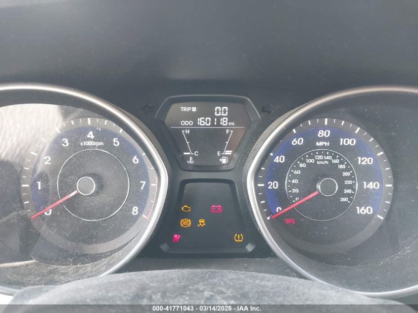 2012 Hyundai Elantra Gls VIN: 5NPDH4AE7CH139996 Lot: 41771043