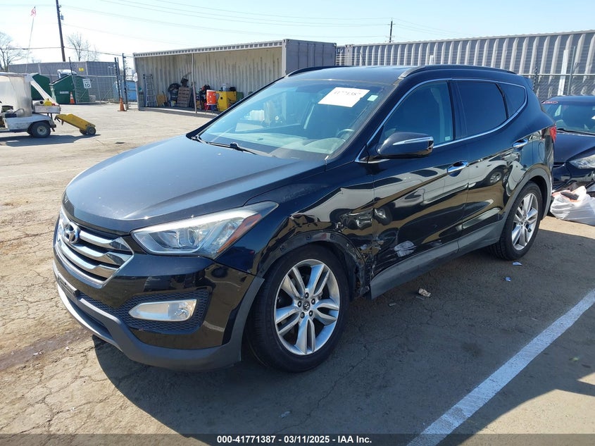 2014 HYUNDAI SANTA FE VIN: 5XYZU3LA6EG177655