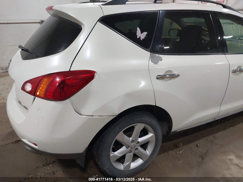 2010 NISSAN MURANO VIN: JN8AZ1MW0AW100360