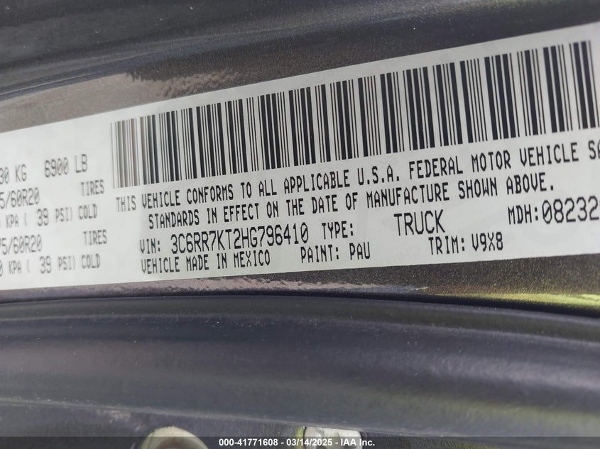 2017 RAM 1500 EXPRESS  4X4 5'7 BOX - 3C6RR7KT2HG796410