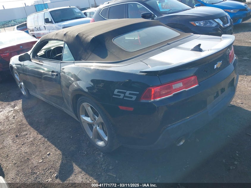 2015 CHEVROLET CAMARO VIN: 2G1FK3DJ7F9214662