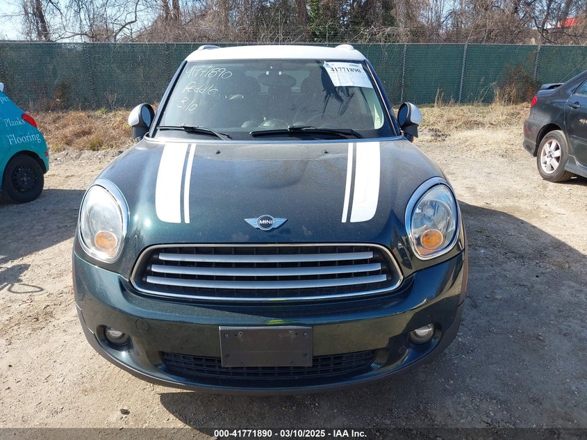 2013 Mini Countryman Cooper VIN: WMWZB3C57DWR35414 Lot: 41771890