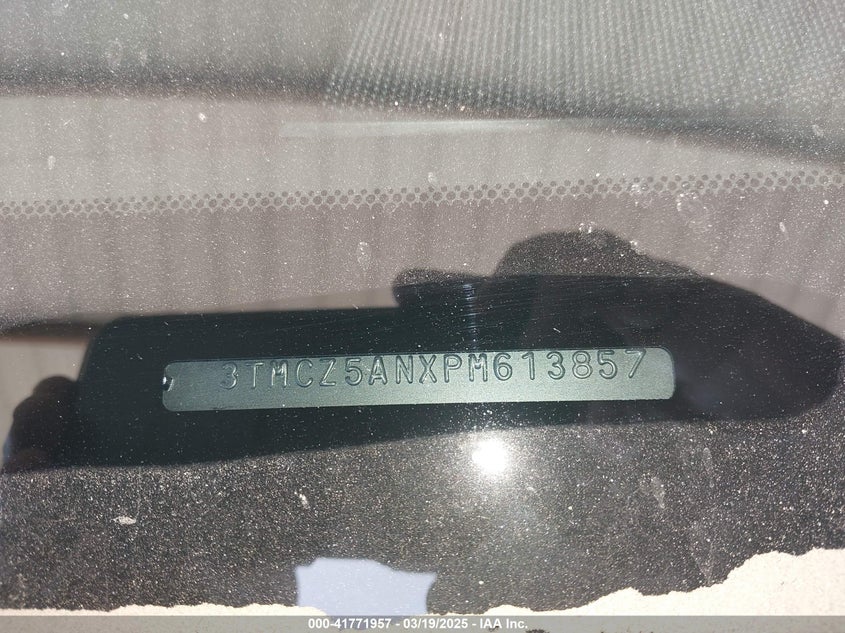 2023 TOYOTA TACOMA VIN: 3TMCZ5ANXPM613857