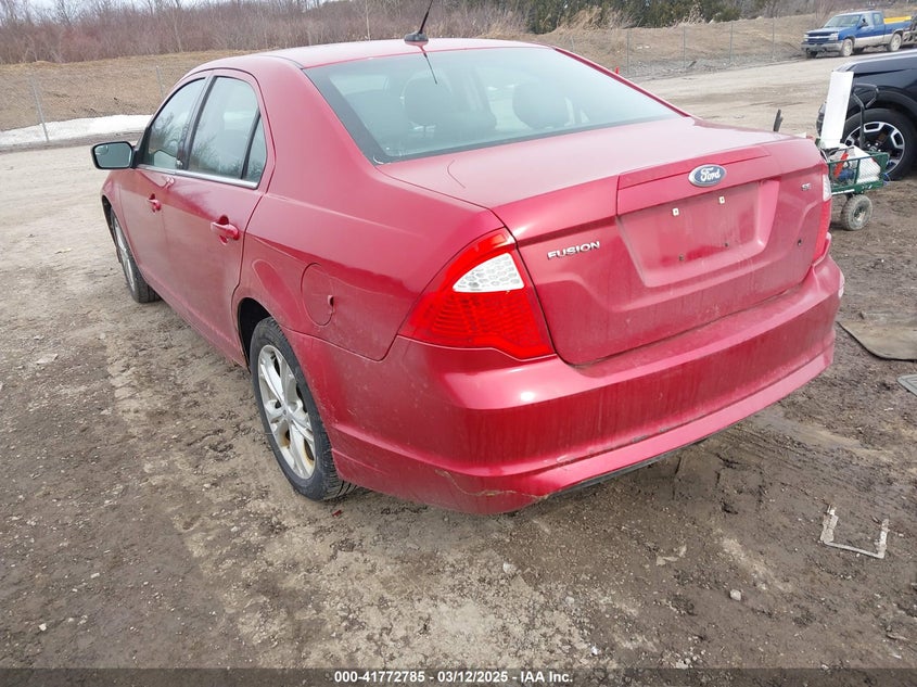2012 FORD FUSION VIN: 3FAHP0HA2CR174965