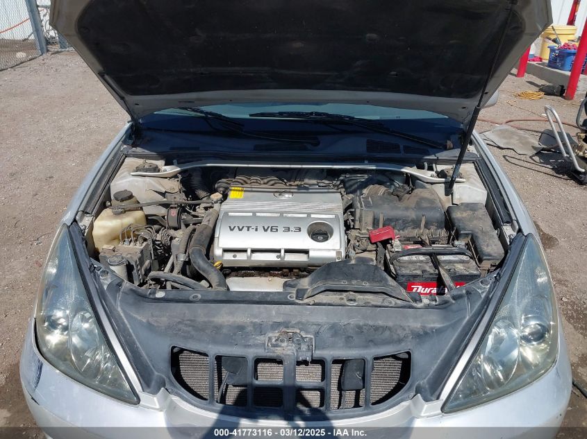 2005 Lexus Es 330 VIN: JTHBA30G255057054 Lot: 41773116