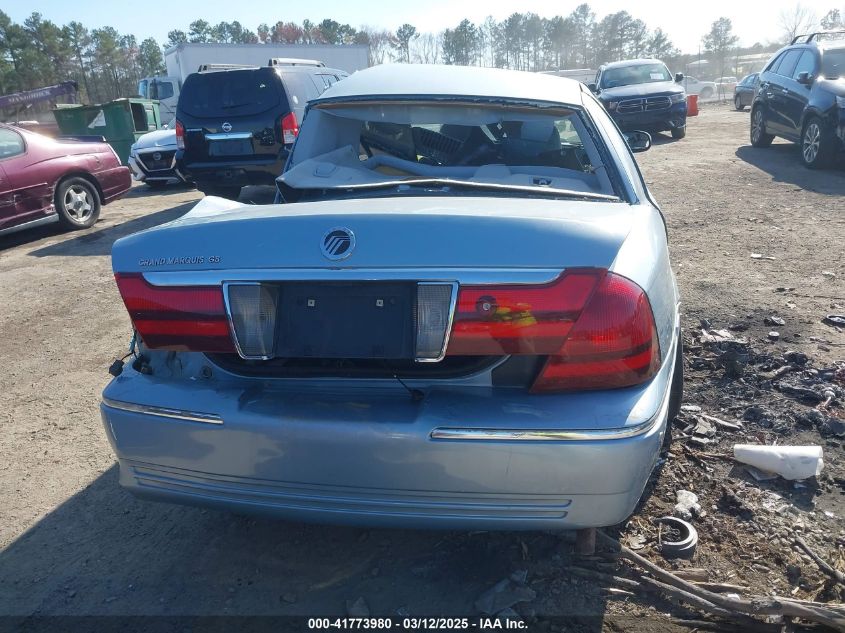 2003 Mercury Grand Marquis Gs VIN: 2MEFM74W83X671975 Lot: 41773980